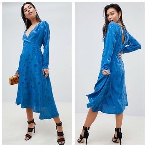 *NWT* ASOS DESIGN wrap maxi dress